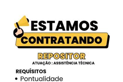 Vaga de emprego para Repositor