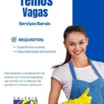 Vaga de emprego para Serviços Gerais