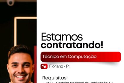 Vaga de emprego para Técnico em Computação em Floriano