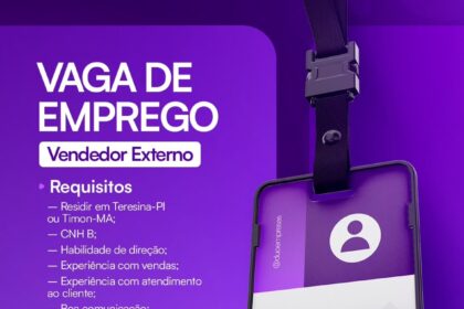 Vaga de emprego para Vendedor Externo