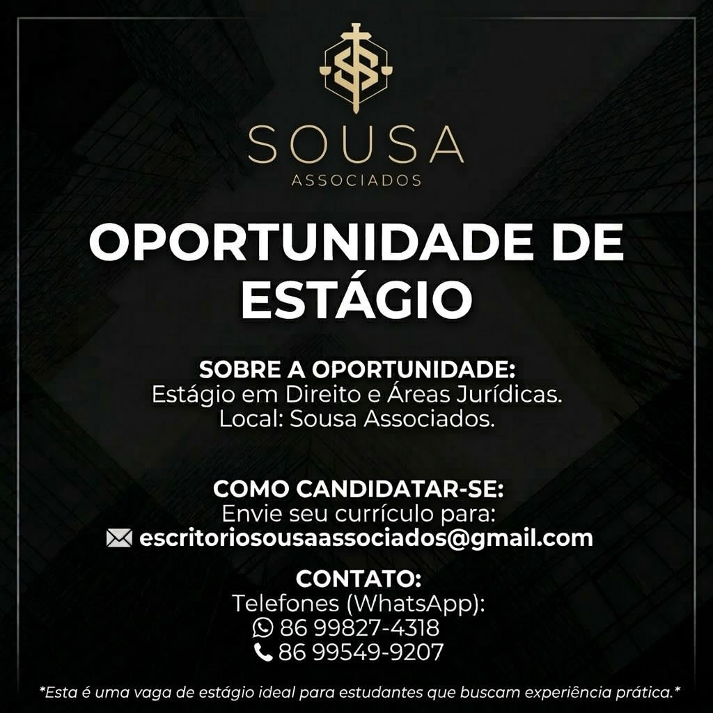 Vaga de Estágio para Direito