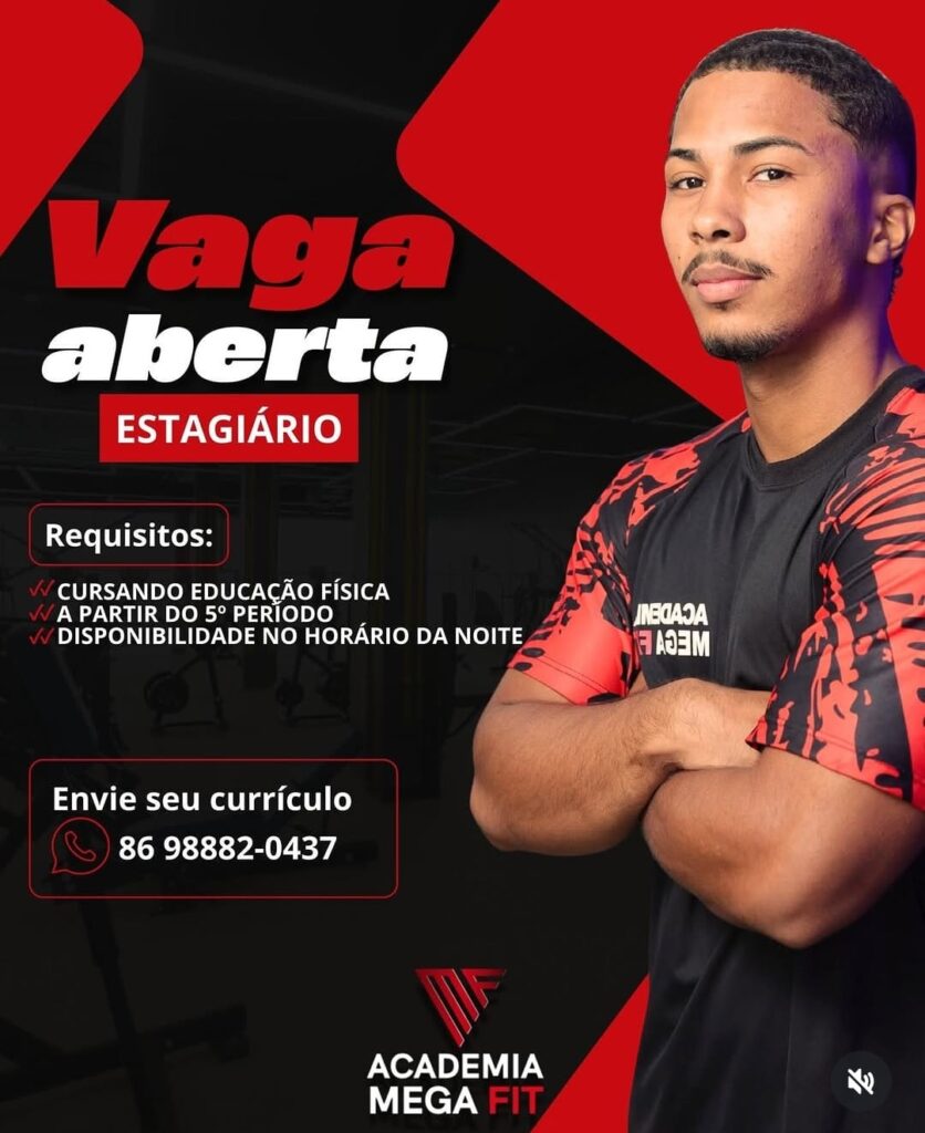 Vaga de Estágio para Ed. Física