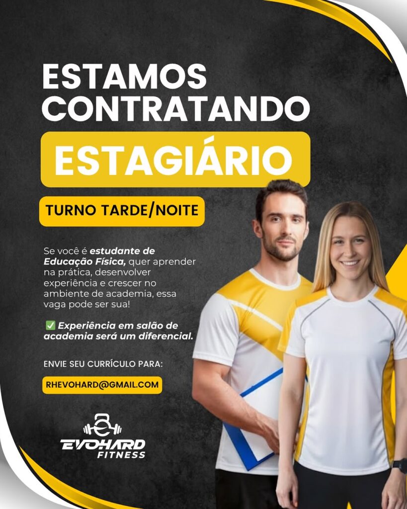 Vaga de Estágio para Educação Física