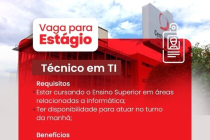 Vaga de Estágio para Técnico em TI 