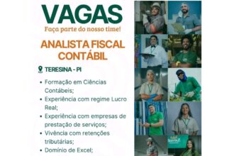 Vaga de emprego para Analista Fiscal Contábil 