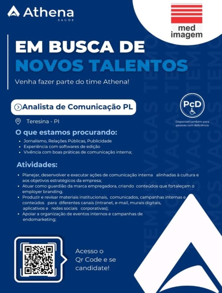 Vaga de emprego para Analista de Comunicação PL 