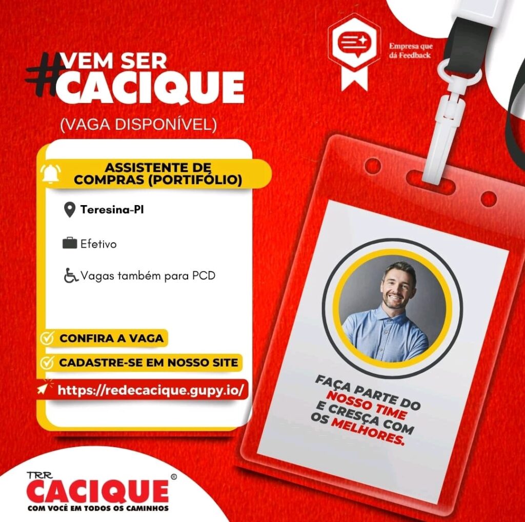 Vaga de emprego para Assistente de Compras