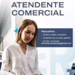Vaga de emprego para Atendente Comercial