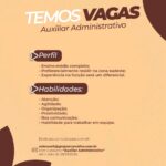 Vaga de emprego para Auxiliar Administrativo