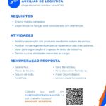Vaga de emprego para Auxiliar de Logística 