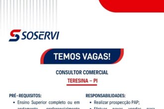 Vaga de emprego para Consultor Comercial