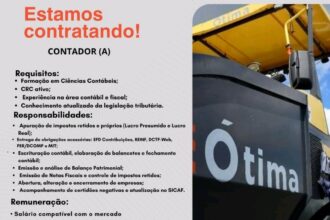 Vaga de emprego para Contador(a)
