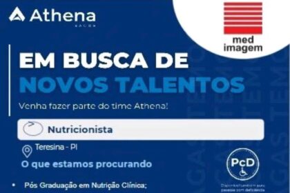 Vaga de emprego para Nutricionista