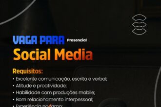 Vaga de emprego para Social Media