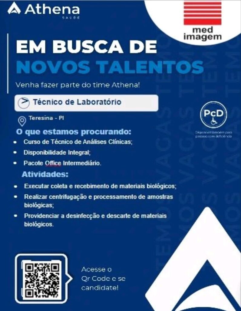 Vaga de emprego para Técnico de Laboratório 