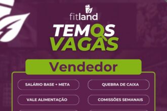 Vaga de emprego para Vendedor