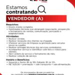 Vaga de emprego para Vendedor(a)