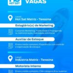 Vagas para Auxiliar de Estoque, Motorista Interno e Estágio para Marketing