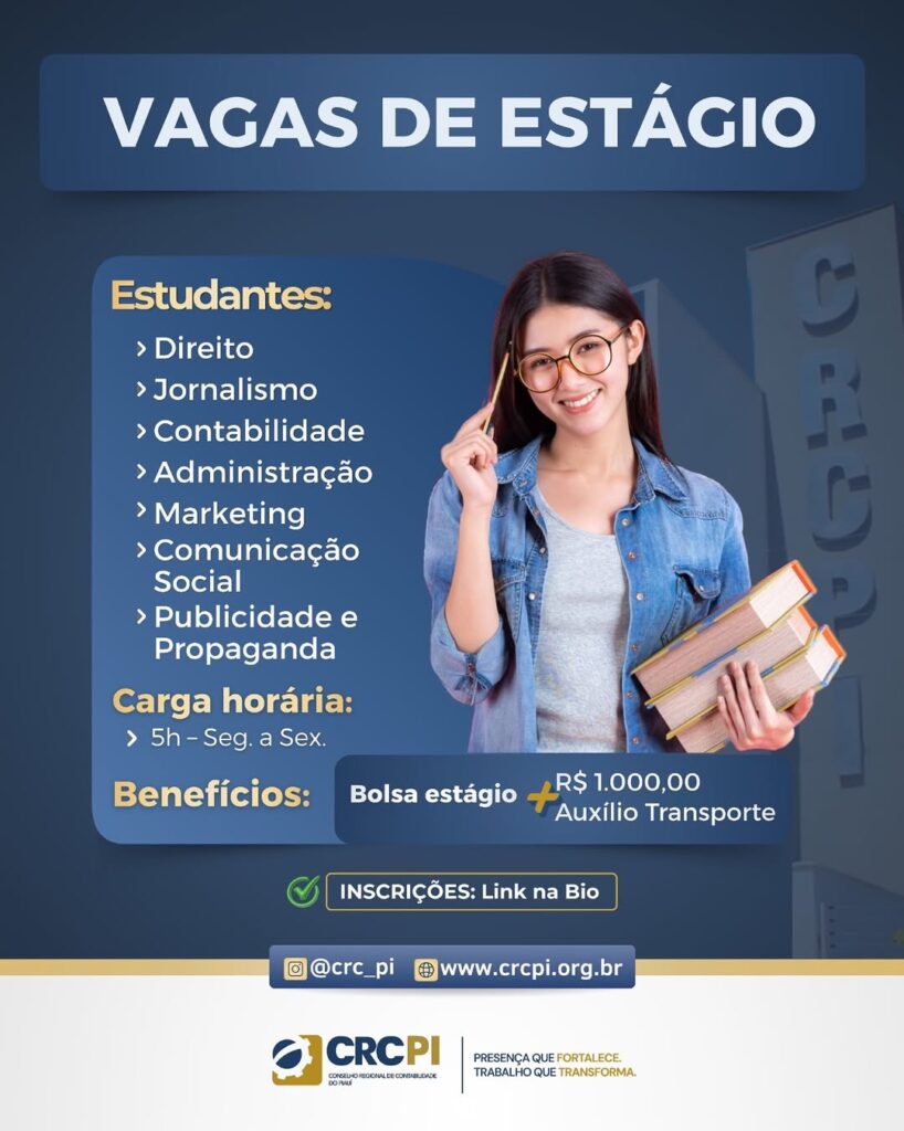 Diversas oportunidades de Estágio