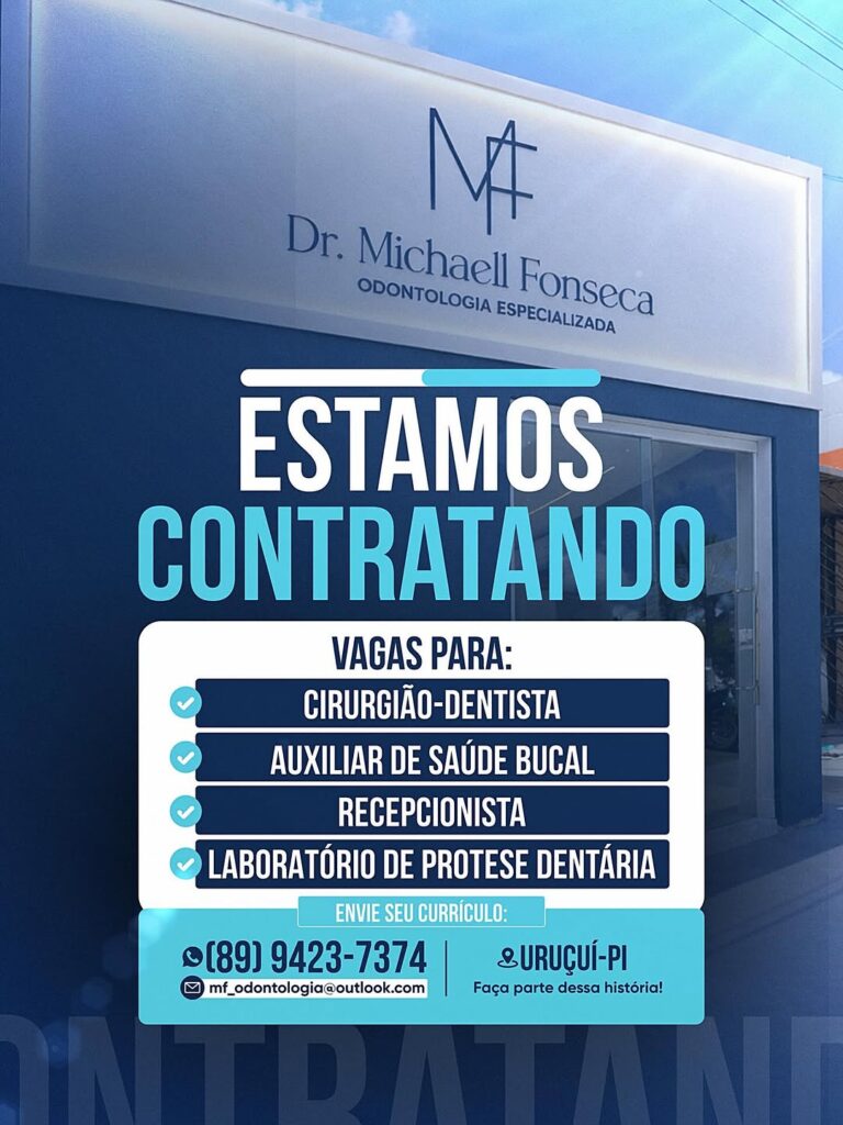 Diversas vagas de emprego