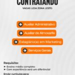 Diversas vagas de emprego