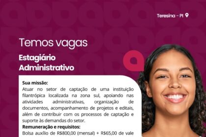 Vaga de Estágio para Administração 