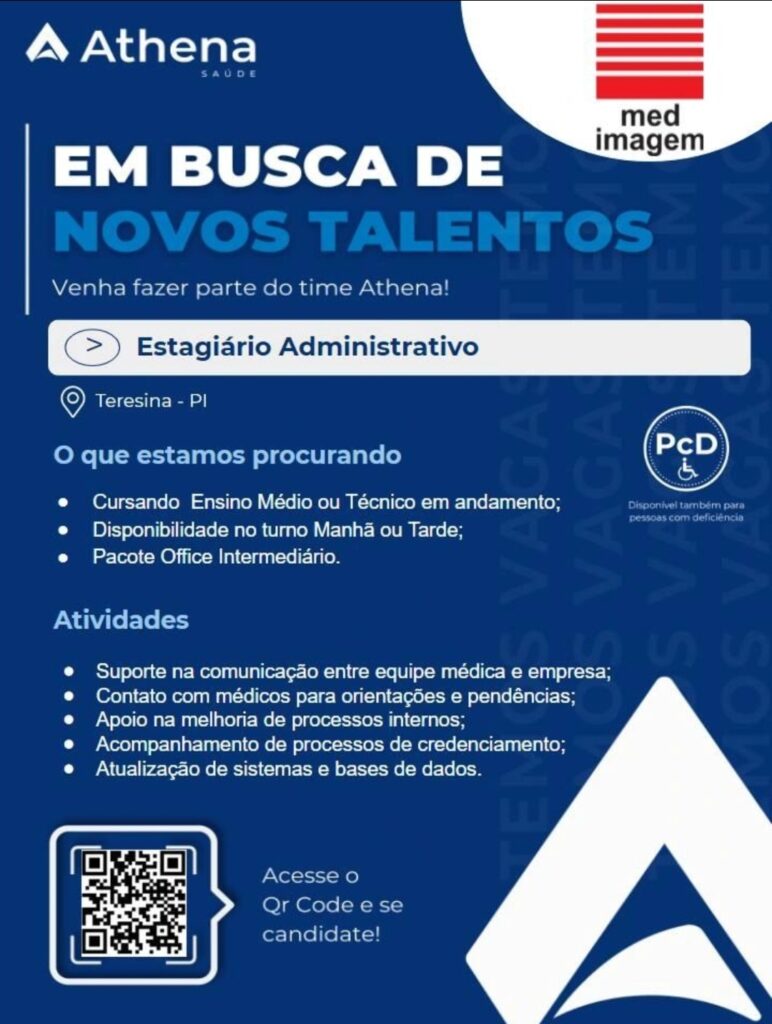 Vaga de Estágio para Administração 
