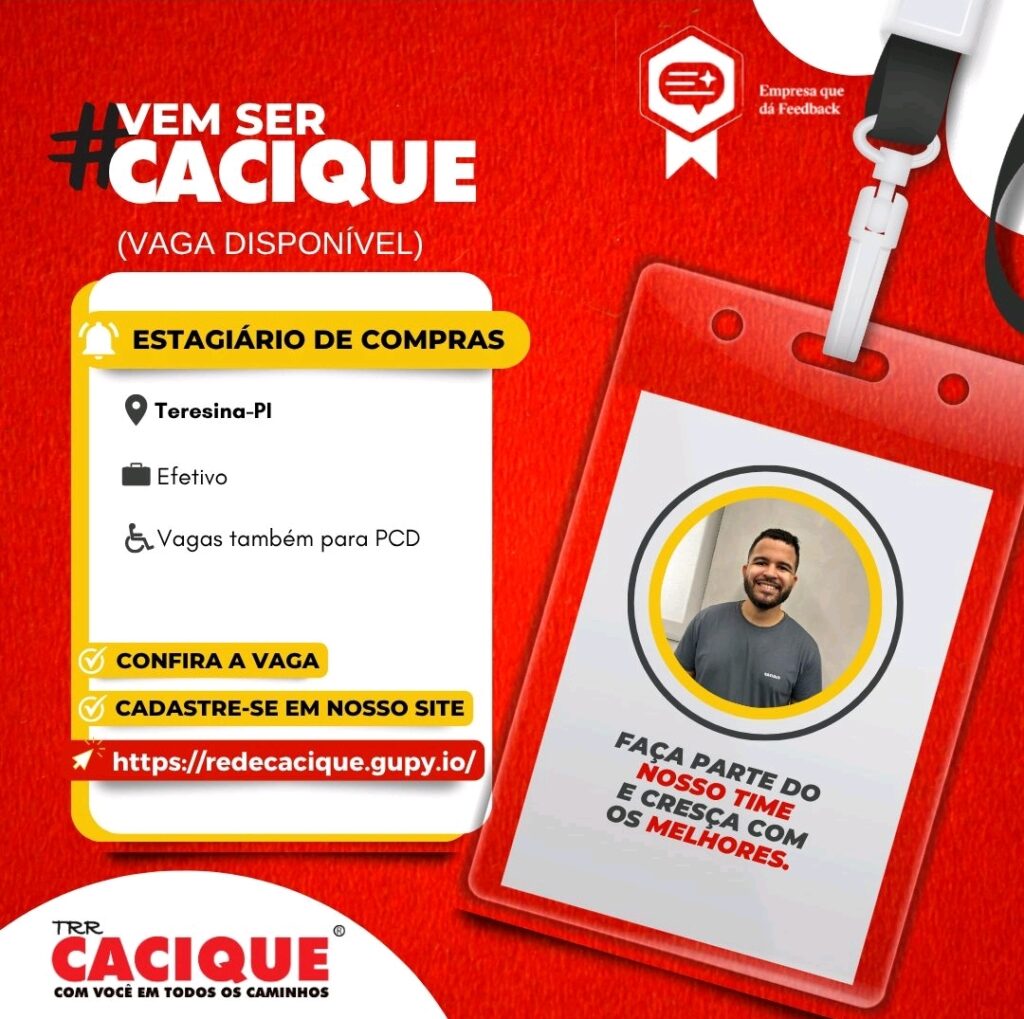 Vaga de Estágio para Compras