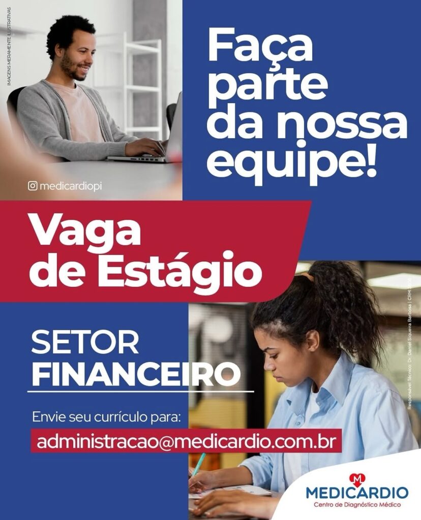 Vaga de Estágio para Setor Financeiro 