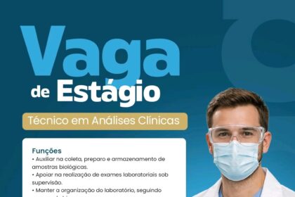 Vaga de Estágio para Téc. em Análises Clínicas
