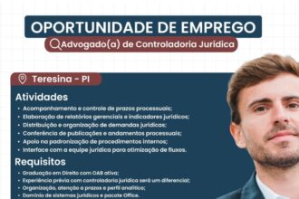 Vaga de emprego para Advogado(a) de Controladoria Jurídica