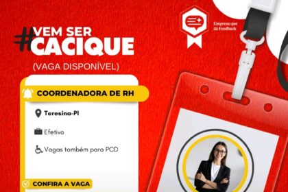 Vaga de emprego para Coordenadora de RH