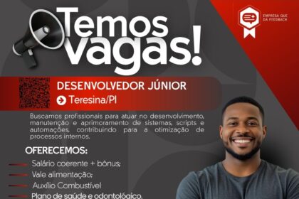 Vaga de emprego para Desenvolvedor Júnior