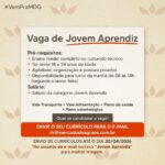Vaga de emprego para Jovem Aprendiz