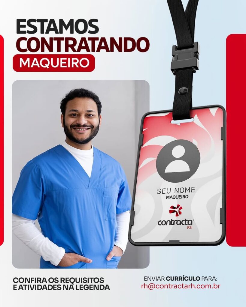 Vaga de emprego para Maqueiro