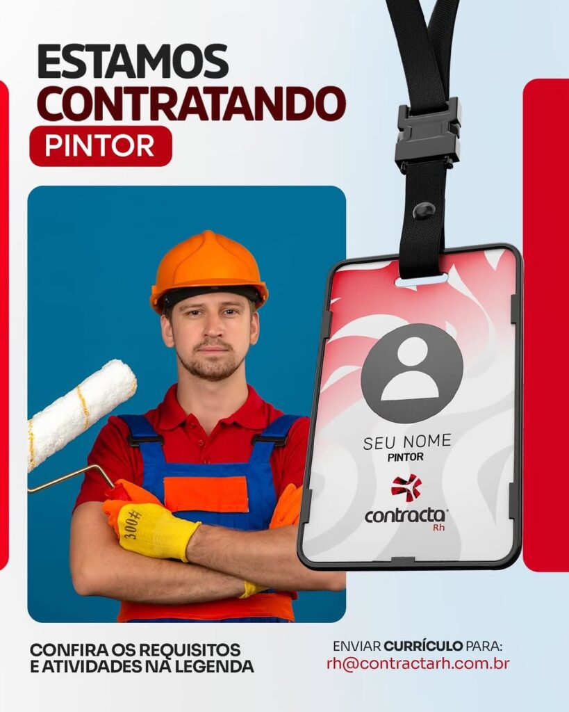 Vaga de emprego para Pintor