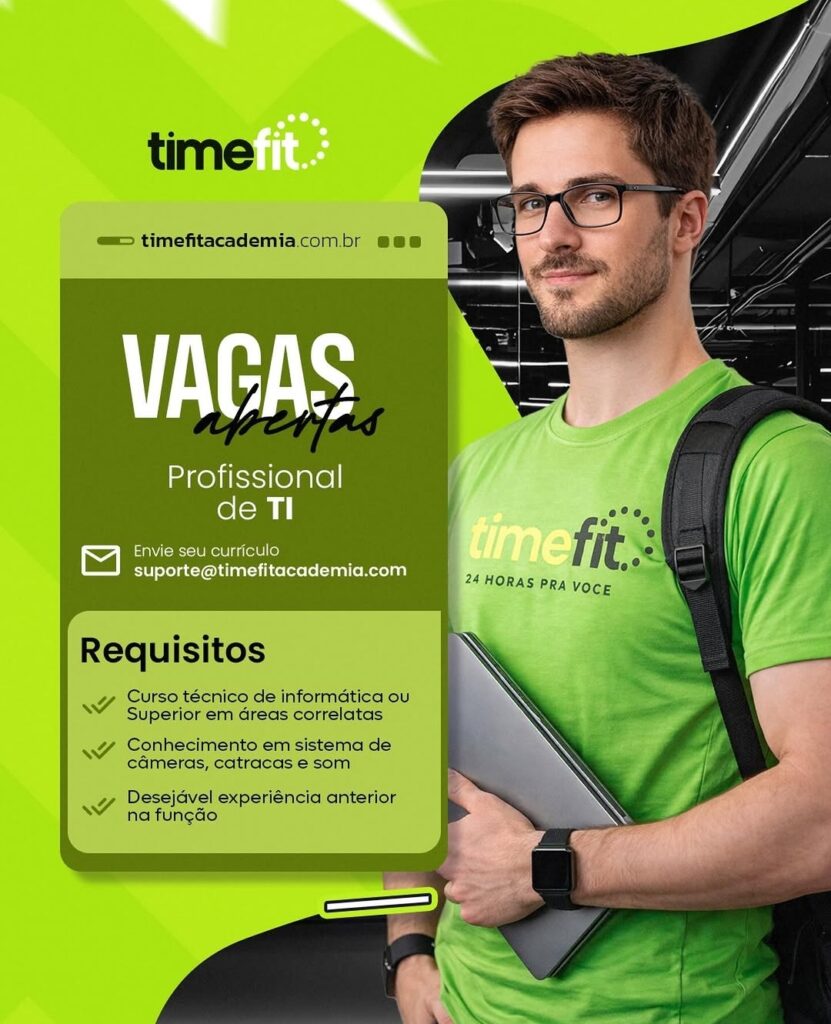 Vaga de emprego para Profissional de TI