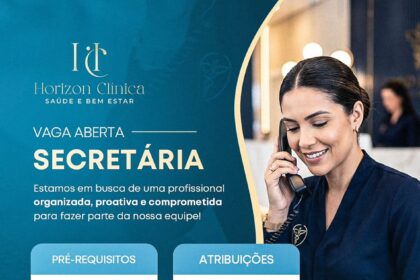 Vaga de emprego para Secretária