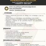 Vaga de emprego para Vendedora de Loja