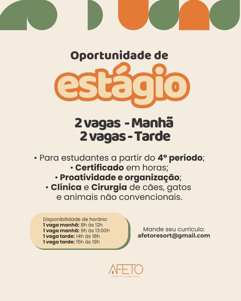 Vaga para Estagiário
