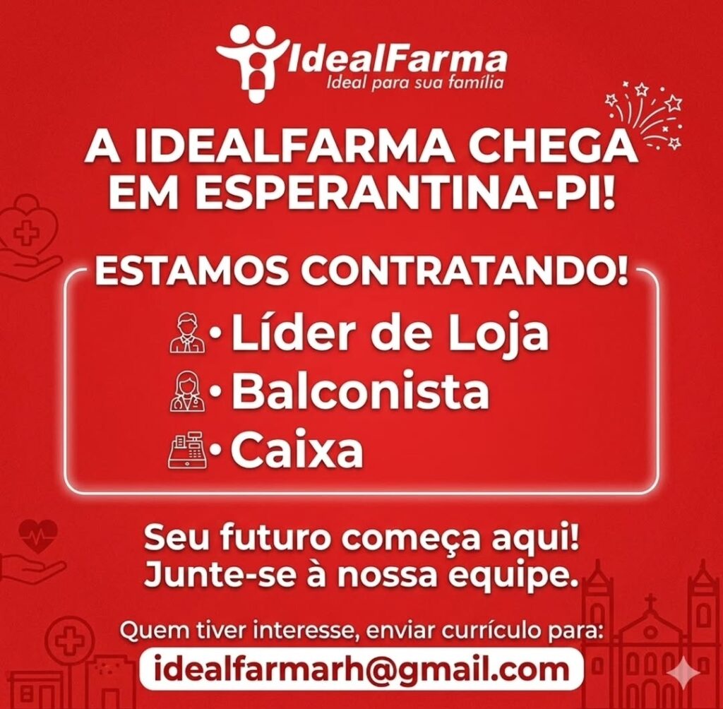 Vagas de emprego para Líder de Loja, Balconista e Caixa