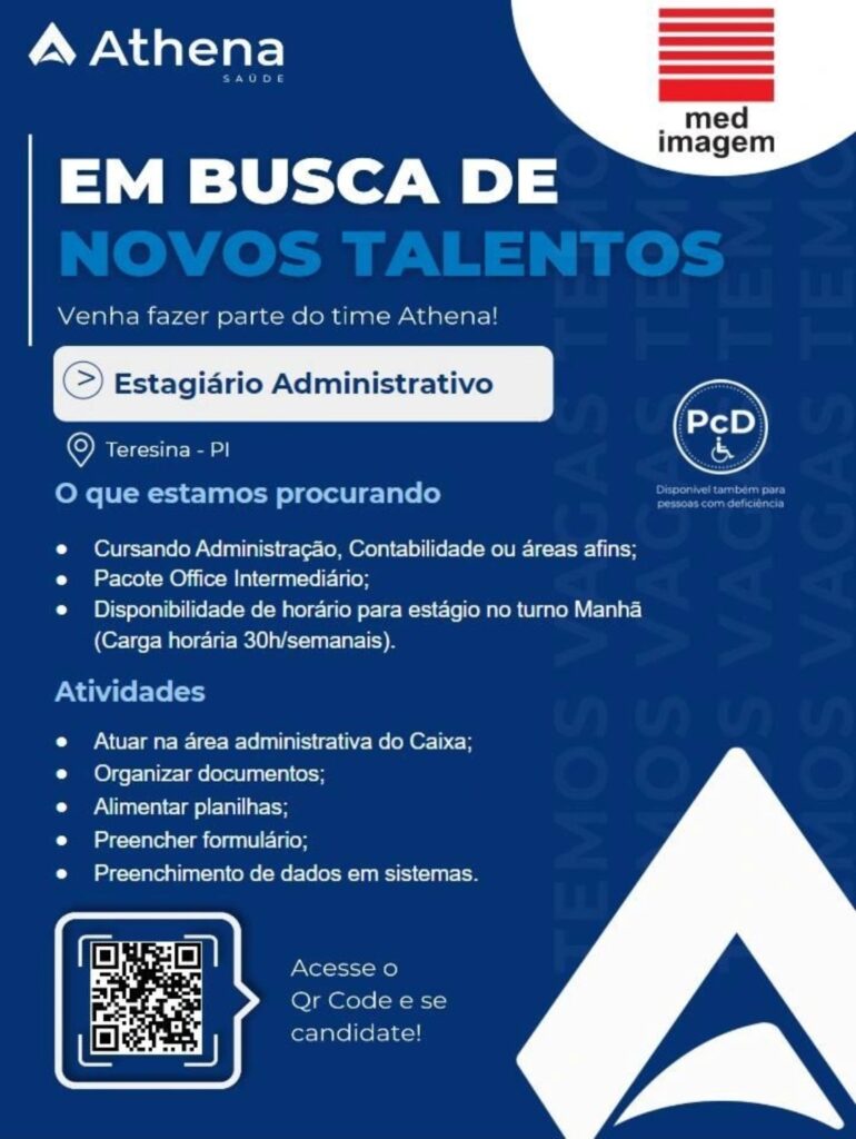 Vaga de Estágio para Administração 