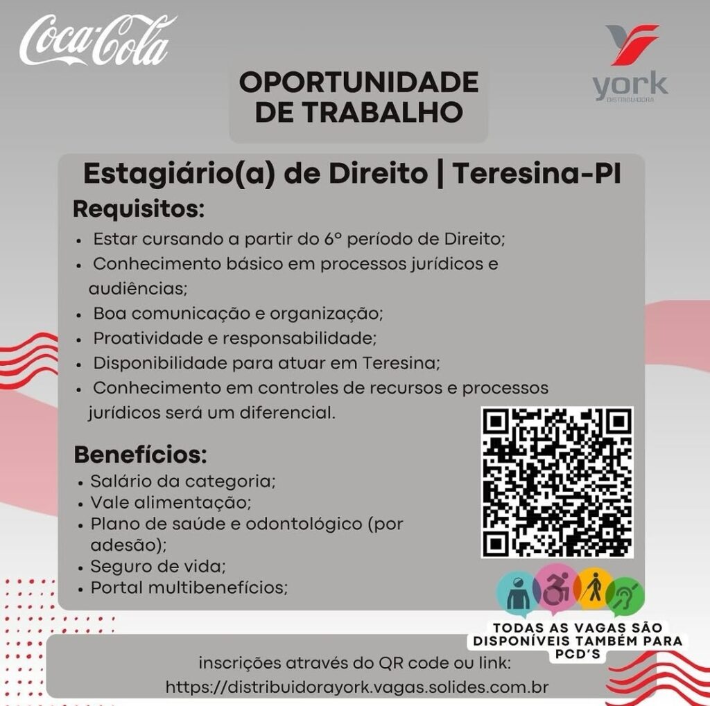 Vaga de Estágio para Direito