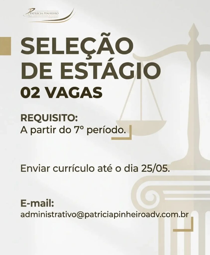 Vaga de Estágio para Direito