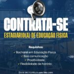 Vaga de Estágio para Educação Física 