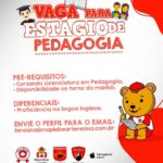 Vaga de Estágio para Pedagógia