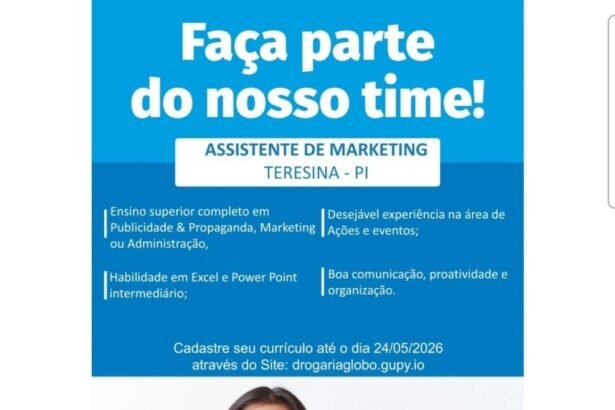 Vaga de emprego para Assistente de Marketing