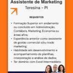 Vaga de emprego para Assistente de Marketing