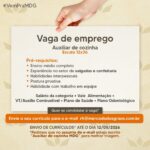 Vaga de emprego para Auxiliar de Cozinha