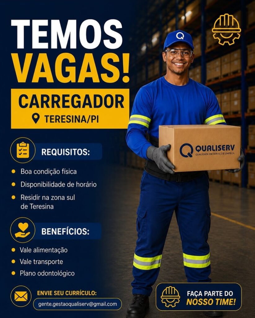 Vaga de emprego para Carregador